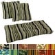 preview thumbnail 1 of 12, Tufted Indoor/Outdoor Settee Cushion Set (Set of 3)