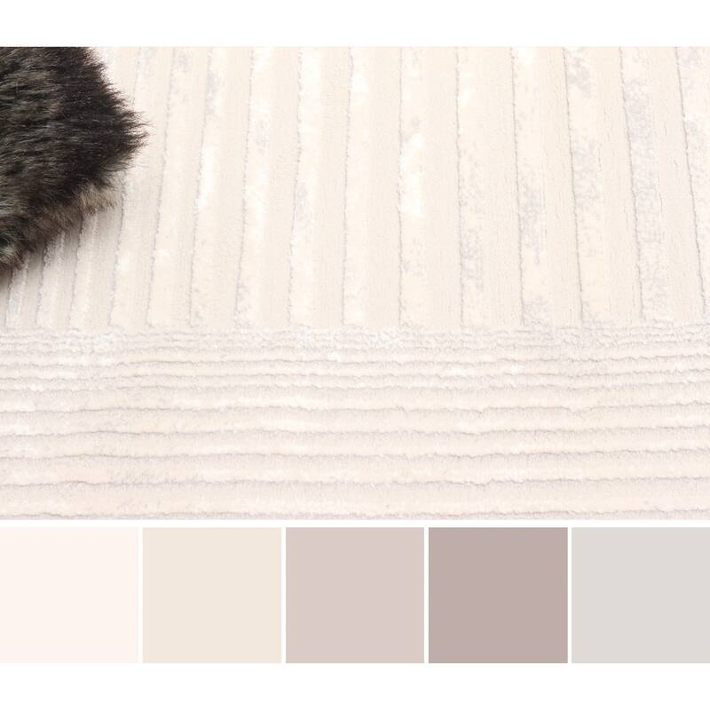 ECARPETGALLERY Machine Made Ramona Grey Area Rug