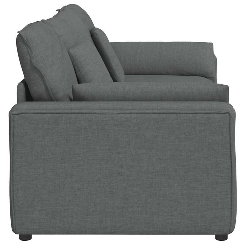 vidaXL Modular Sofa with Cushions Dark Gray - 88.2" x 41.3" x 25.2"