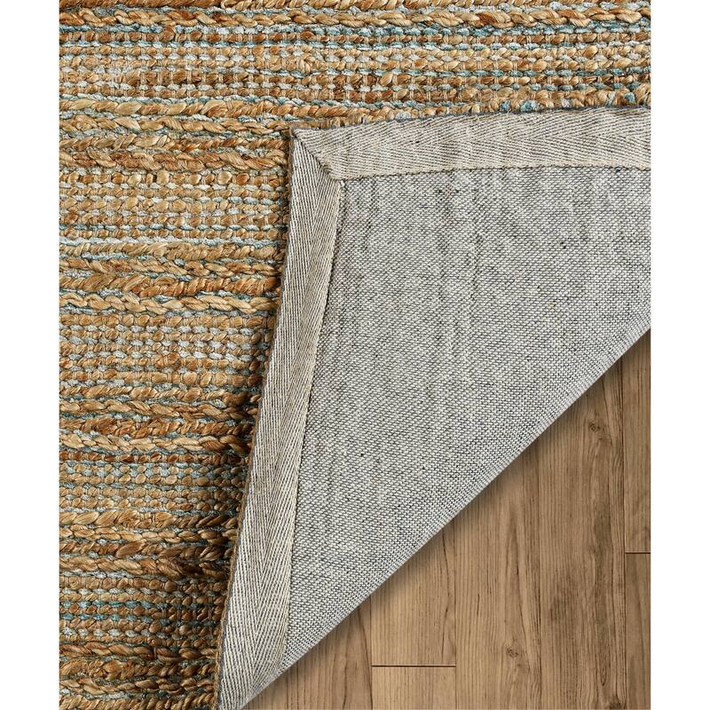 Sevita Neveah Farmhouse Jute and Chenille Indoor Area Rug