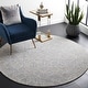 preview thumbnail 89 of 120, SAFAVIEH Handmade Abstract Birdie Modern Wool Rug 4' Round - Grey/Ivory - Round
