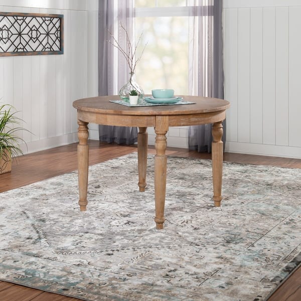 Newport Light Natural Brown Round Table Bed Bath & Beyond 18588395