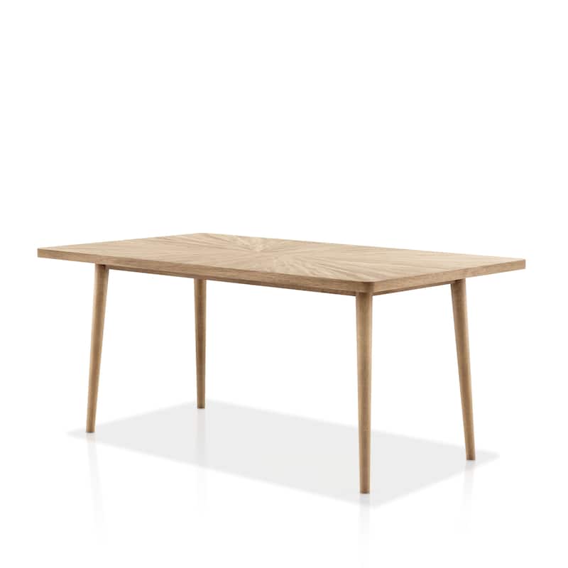 Furniture of America Marlowe Farmhouse 68-inch Brown Rubberwood Dining Table