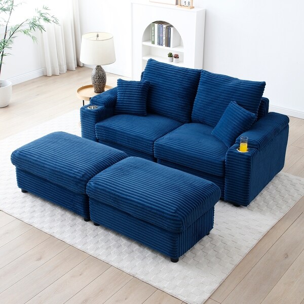 Plush loveseat sale