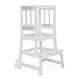 preview thumbnail 7 of 22, Dream On Me 2-in-1 Funtastic Tower and Step Stool White