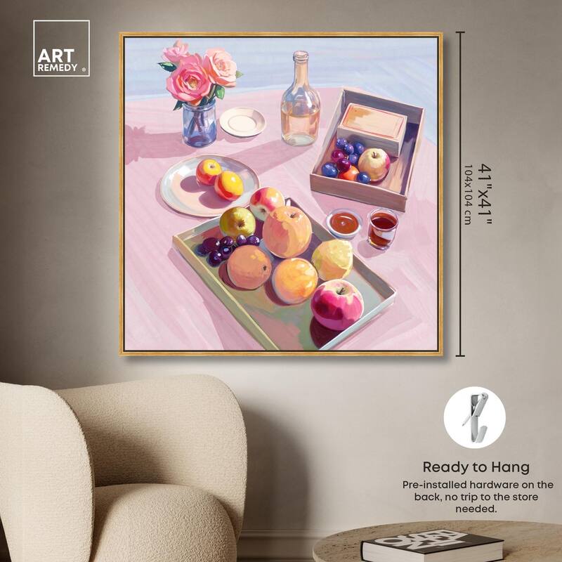 Fresh Fruits Canvas by Art Remedy