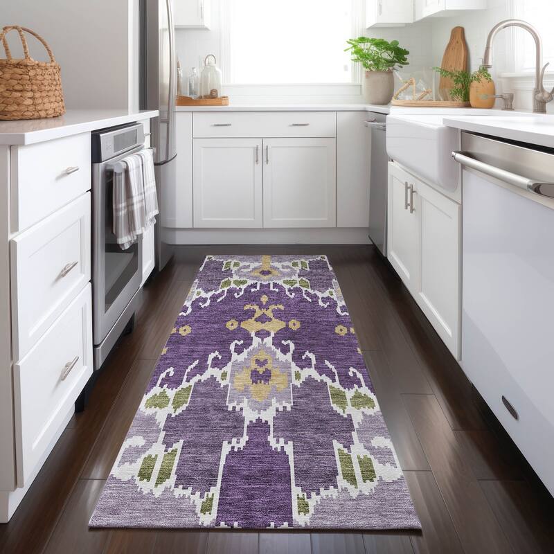 Machine Washable Indoor/ Outdoor Chantille Global Boho Rug