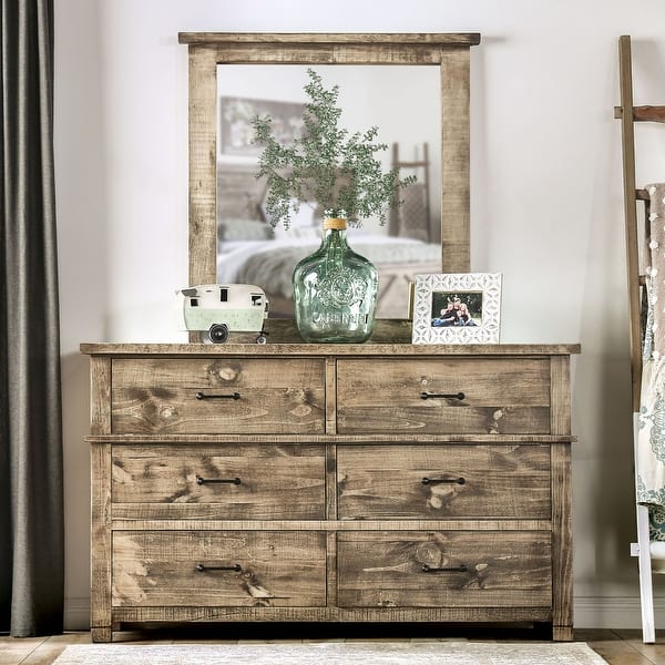 farmhouse brown dresser Amerlife Lenny Tall Drawers Dresser Vintage Farmhouse Wood Tall Chest Bedroom Living Room, Rustic Grey main image 0
