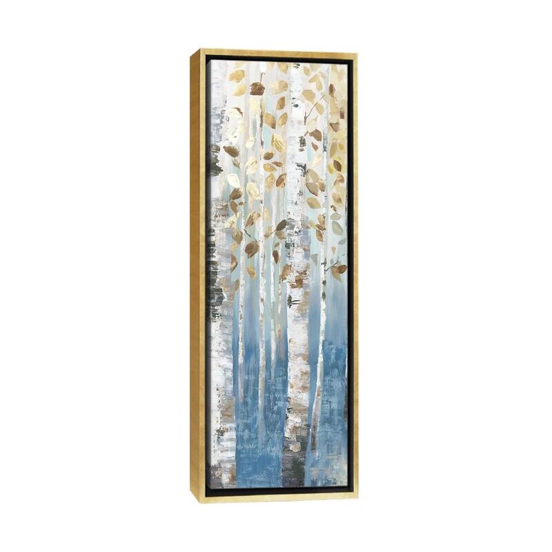 iCanvas "New Path II" by Allison Pearce Framed Canvas Print - 60x20 - Gold