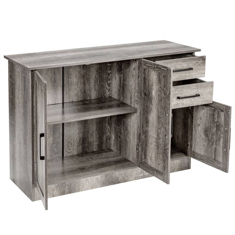Gymax Buffet Storage Cabinet Console Table Kitchen Sideboard Drawer - See Details