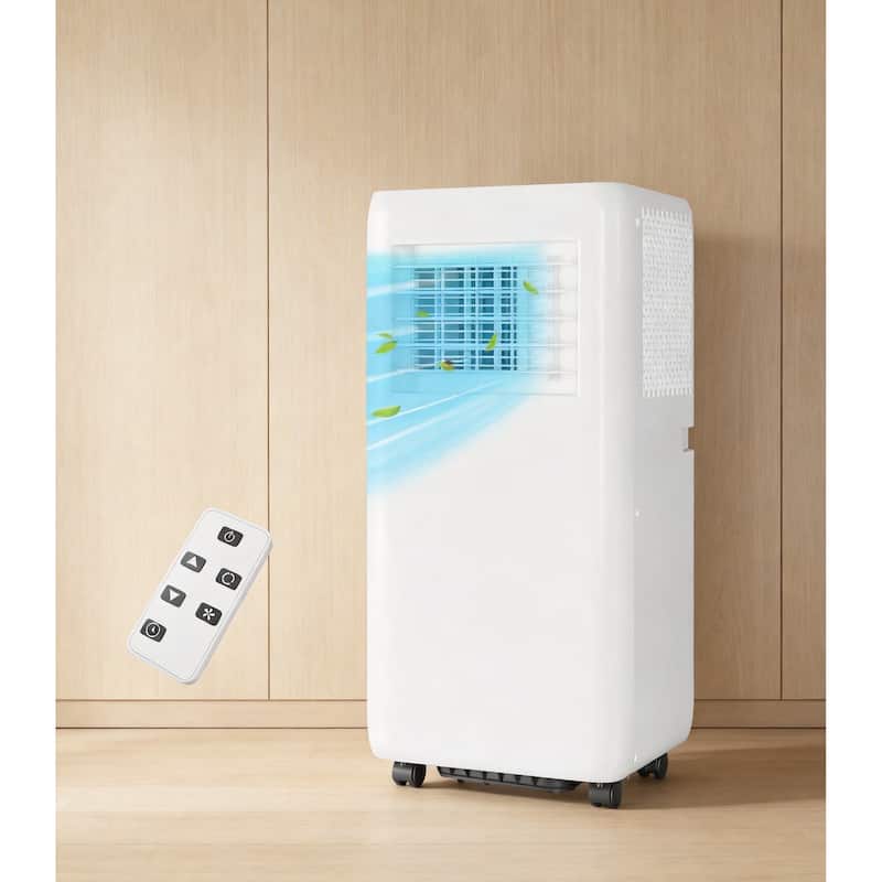 10000 BTU Portable Air Conditioner, with Dehumidifier, Fan & Cooling - White