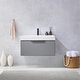 preview thumbnail 37 of 117, Vegadeo Bath Vanity with One-Piece Composite Stone Sink Top