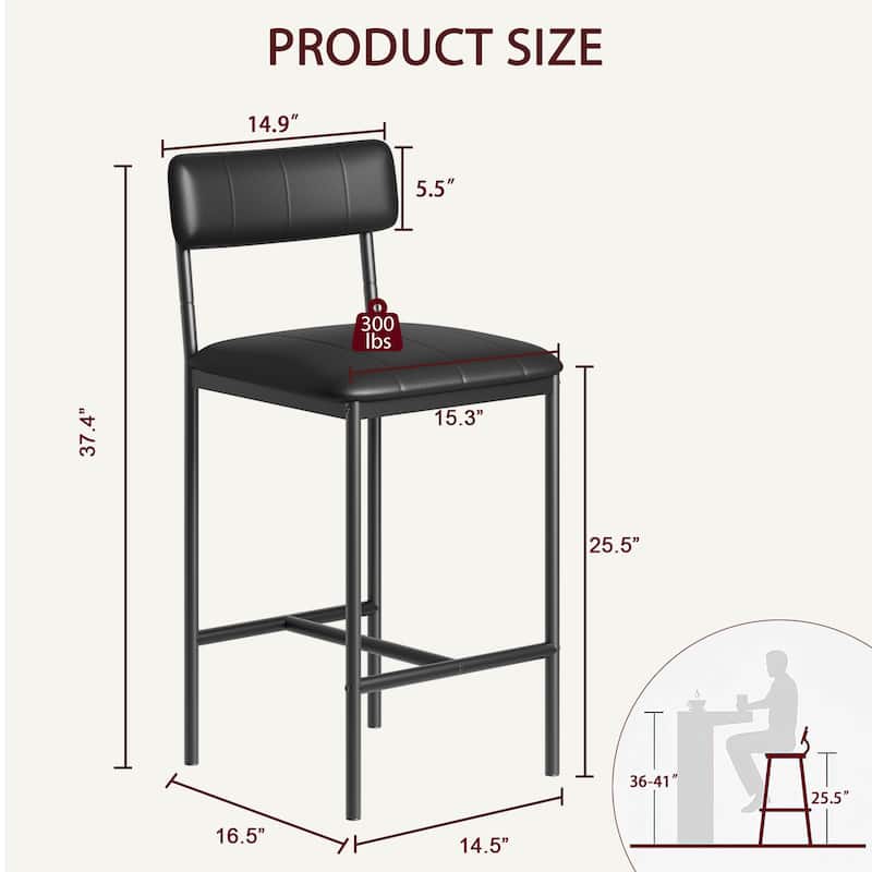 Bar Stools Set of 2