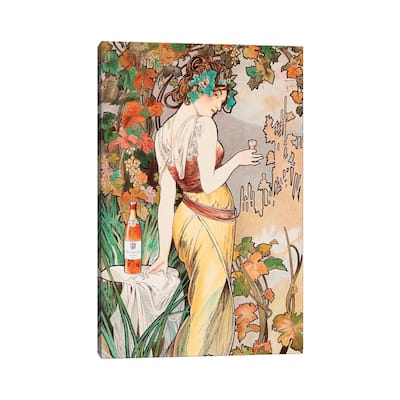 iCanvas "Cognac" by Alphonse Mucha Canvas Print