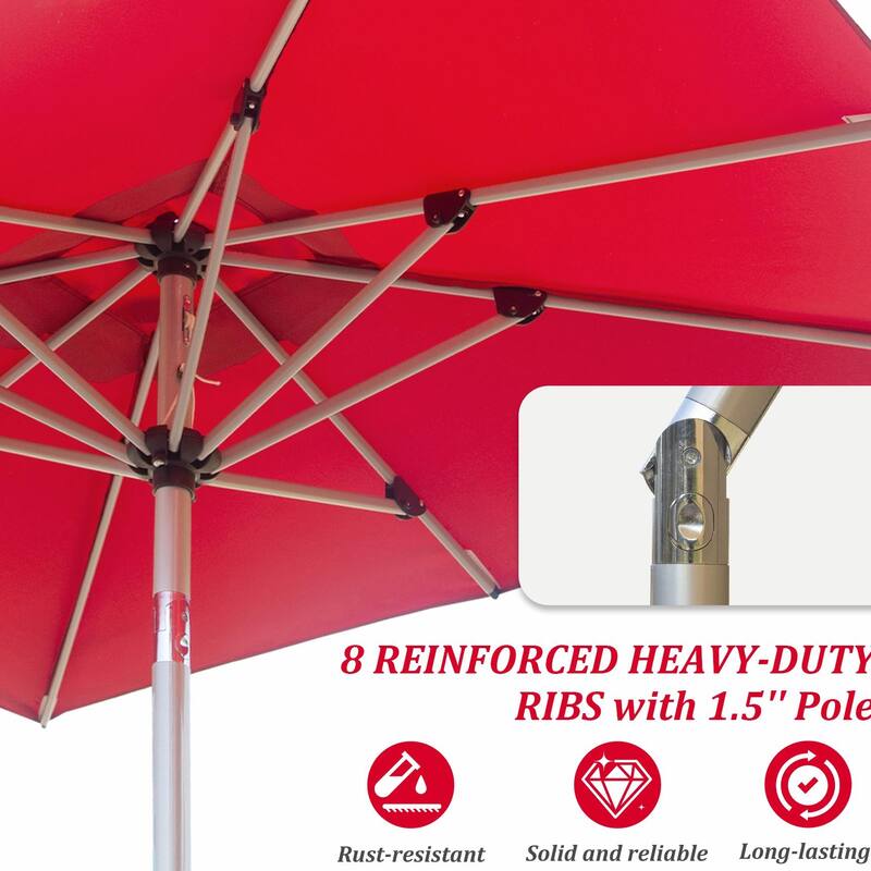 Aluminum Frame Patio Umbrella - Easy Tilt