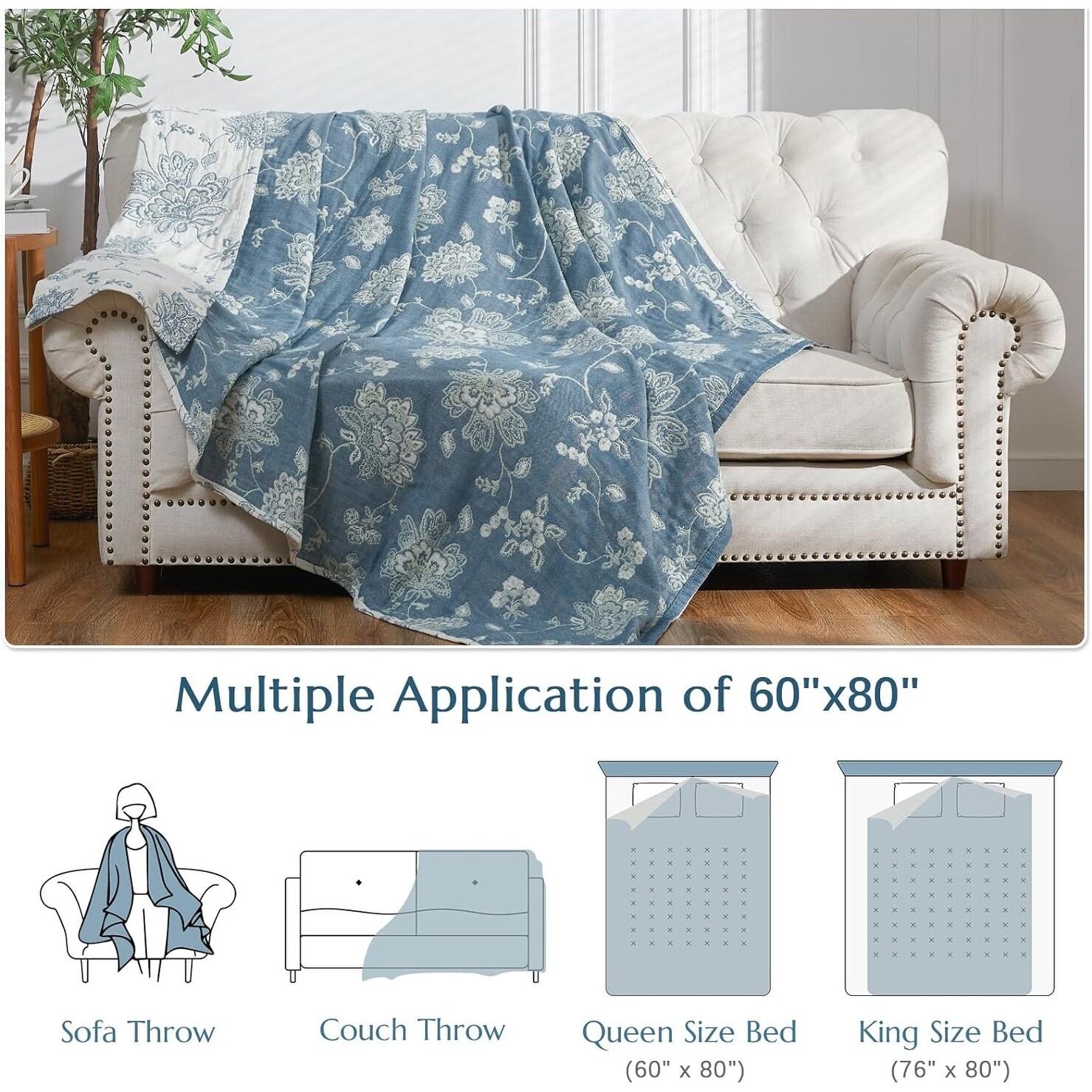 Rosle 50 x 60 Quilted Throw Blanket with Fill Rose Flowers Multicolor Bed Bath Beyond 40359348