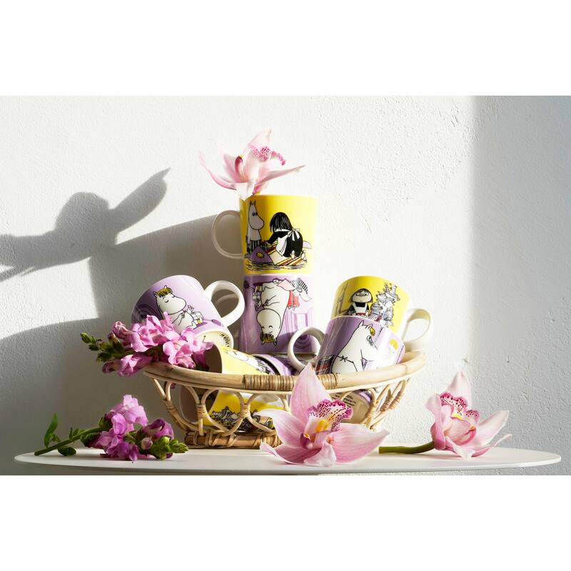 Moomin by Arabia Mug 10oz Misabel Yellow