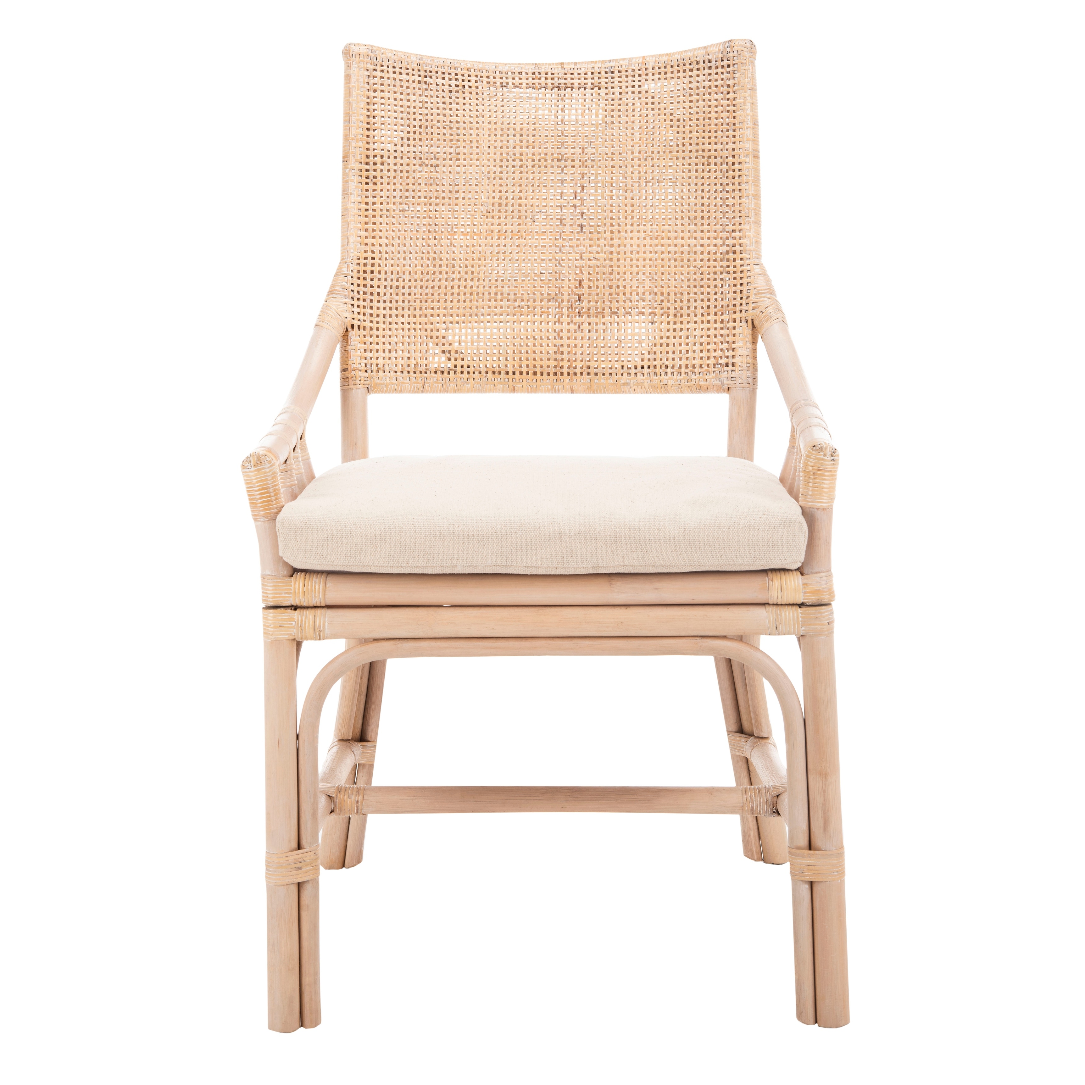 Safavieh rural woven dining store donatella natural white wash chair