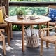 preview thumbnail 3 of 12, Cambridge Casual Leon 5-piece Teak Outdoor Dining Set