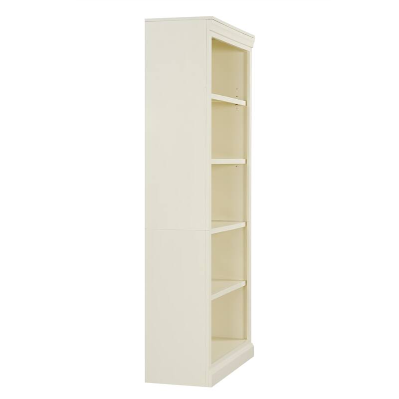 83.4" Tall Wood Bookcase, 5-Tier Adjustable Home Office Bookshelves