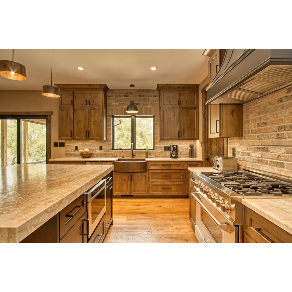 30-in Hammered Copper Rounded Apron Front Single Basin Kitchen Sink (KASRDB30249)