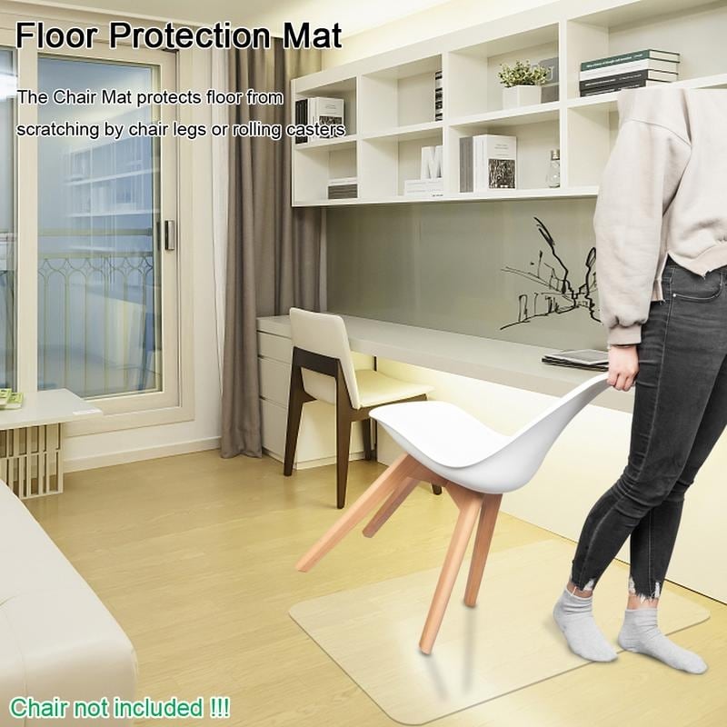 PVC Chair Floor Mat Home Office Protector For Hard Wood-image
