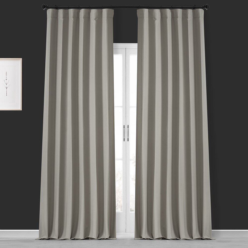 Dark Grey Curtains Wood Fence Rustic Window Drapes 2 Panel Set 108x63 Inches 