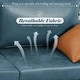 preview thumbnail 21 of 42, AECOJOY 79" Faux Leather Couch for Living Room, Loveseat Small Sofa, Indoor Modern Sofa for Apartment Office