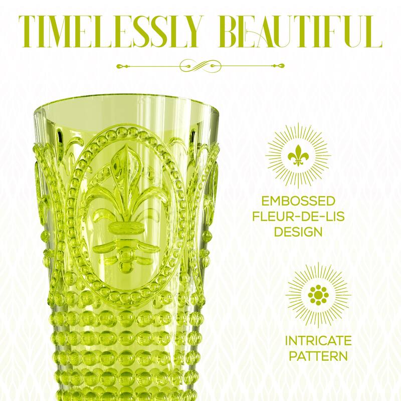 Elle Decor Set of 4 Acrylic Water Tumblers