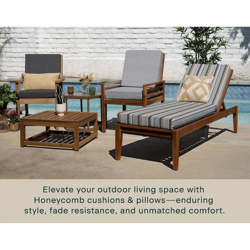 Outdoor Highback Dining Chair Cushion