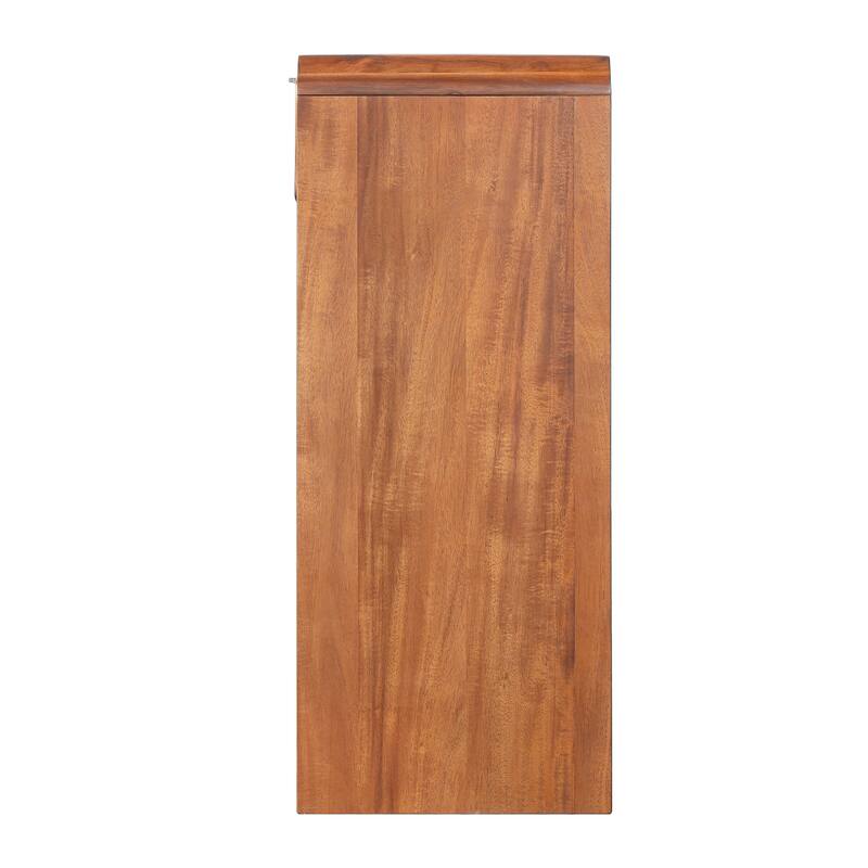 Christopher Knight Home - Alora Natural Acacia Console Table with 3 Drawers and Open Shelf for Living Room or Hallway Storage