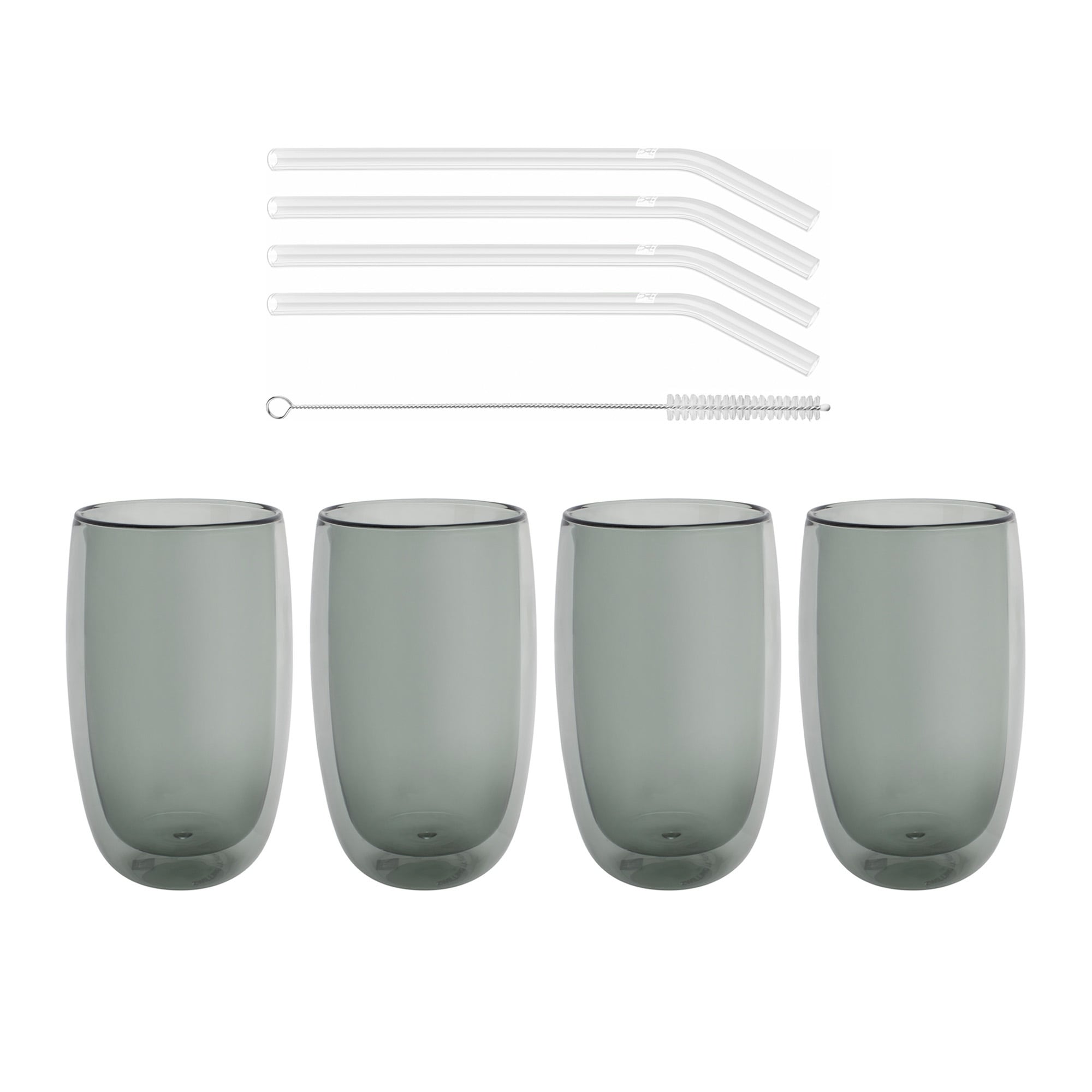 ZWILLING Sorrento Double Wall Glassware 9-pc Coffee and Beverage Set