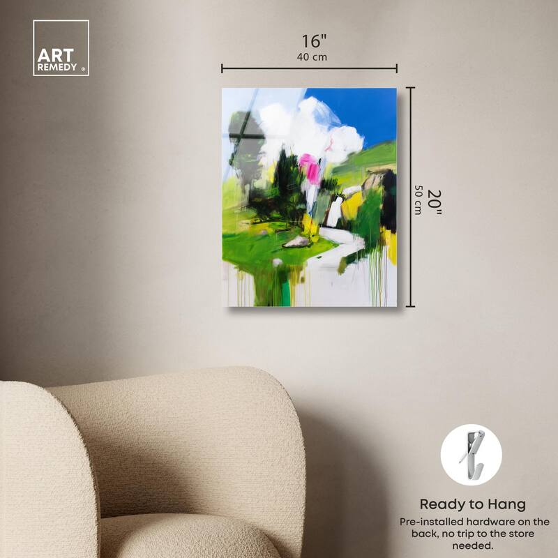 Swiss Fields Acrylic by Art Remedy, Ready to Hang