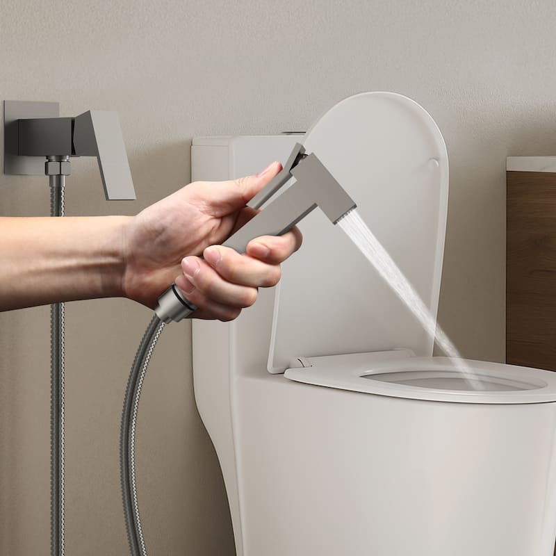 Multi-Function Handheld Bidet Sprayer with Temperature Control, Bidet Attachment for Toilet - N/A
