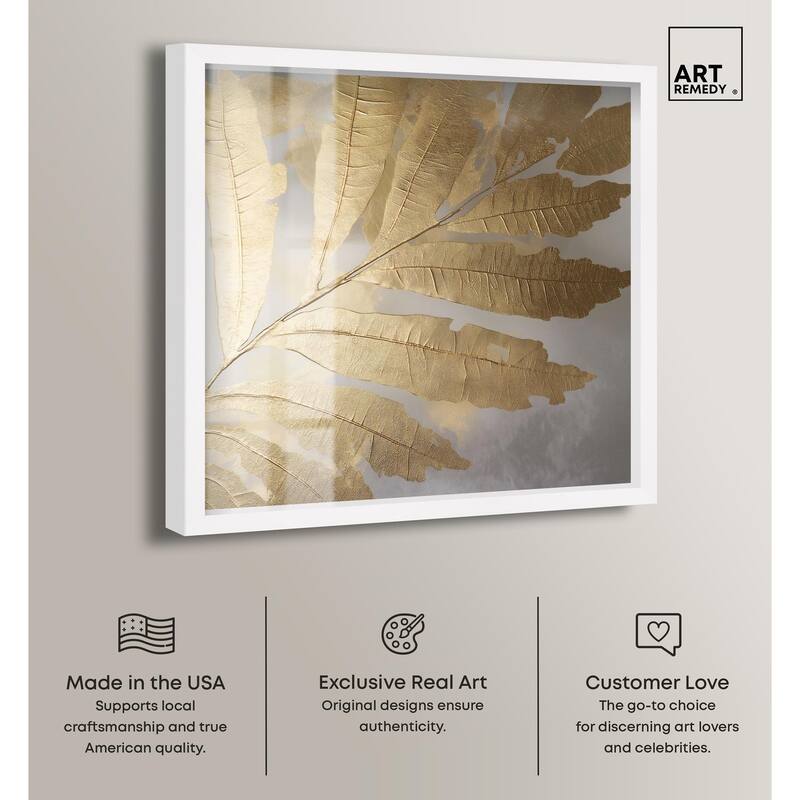 Golden Canopy (I) Shadowbox by Art Remedy