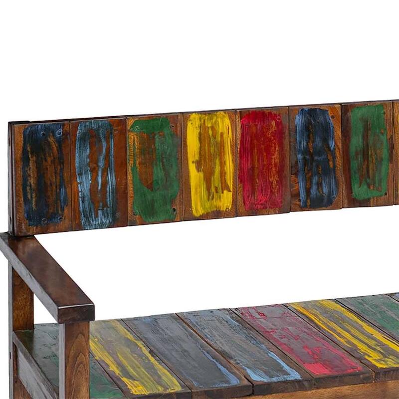 vidaXL Dining Chairs Accent Side Chair Reclaimed Wood Solid Reclaimed Wood - 17.7" x 17.7" x 33.5"
