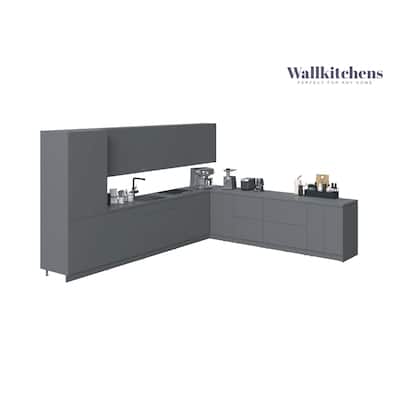 Kitchen Regal Collection Gray Color Base Size 13Ft Wide - 156x127