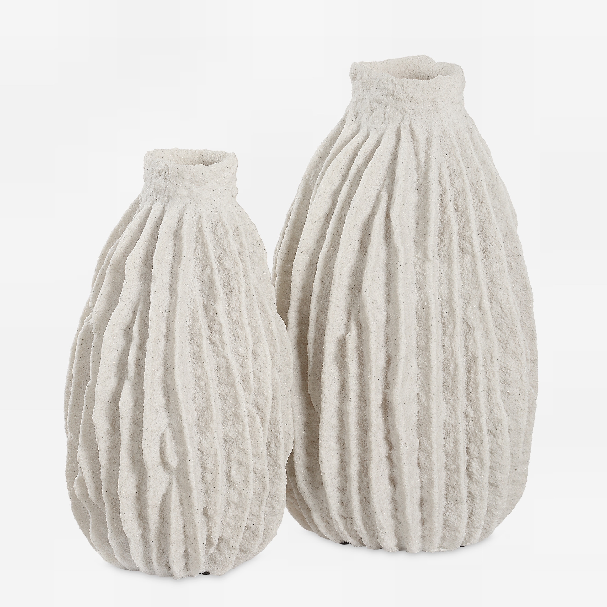 Uttermost Ivory Ridge Vases (Set of 2)