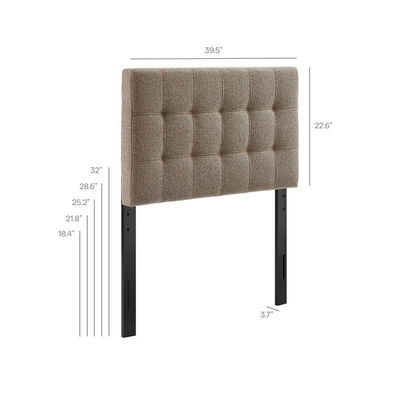 Lily Upholstered Fabric Headboard
