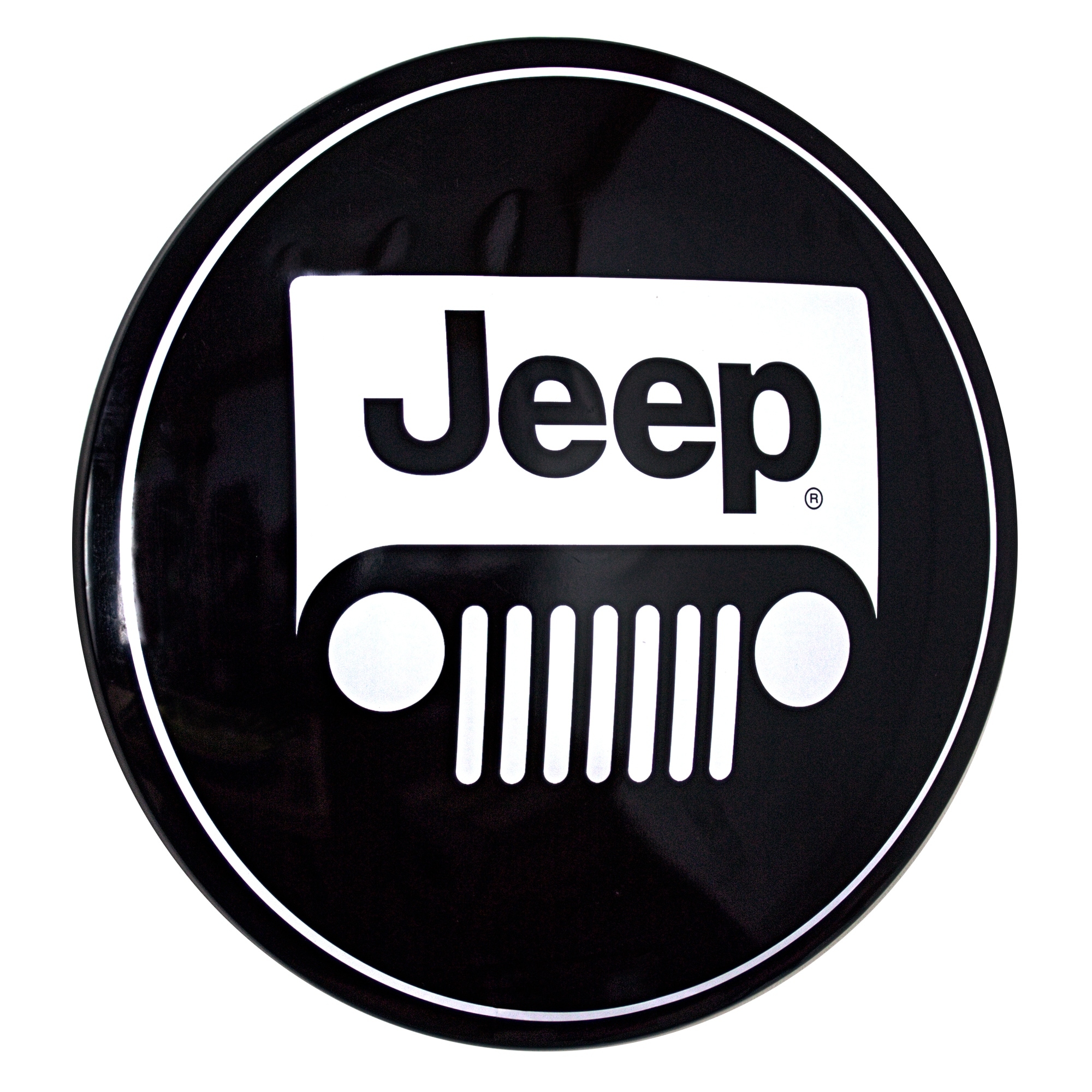 American Art Decor Licensed Jeep Logo Hanging Metal Sign Wall Decor