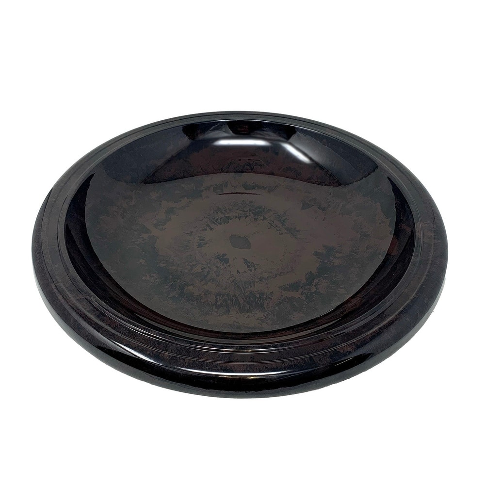 19" Dia Fiber Clay Birdbath Tops