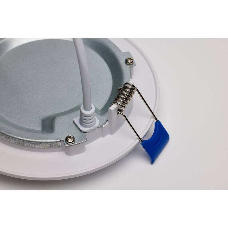 Starfish 8W LED Direct Wire Downlight 4-Inch Remote Driver RGBTW Round White