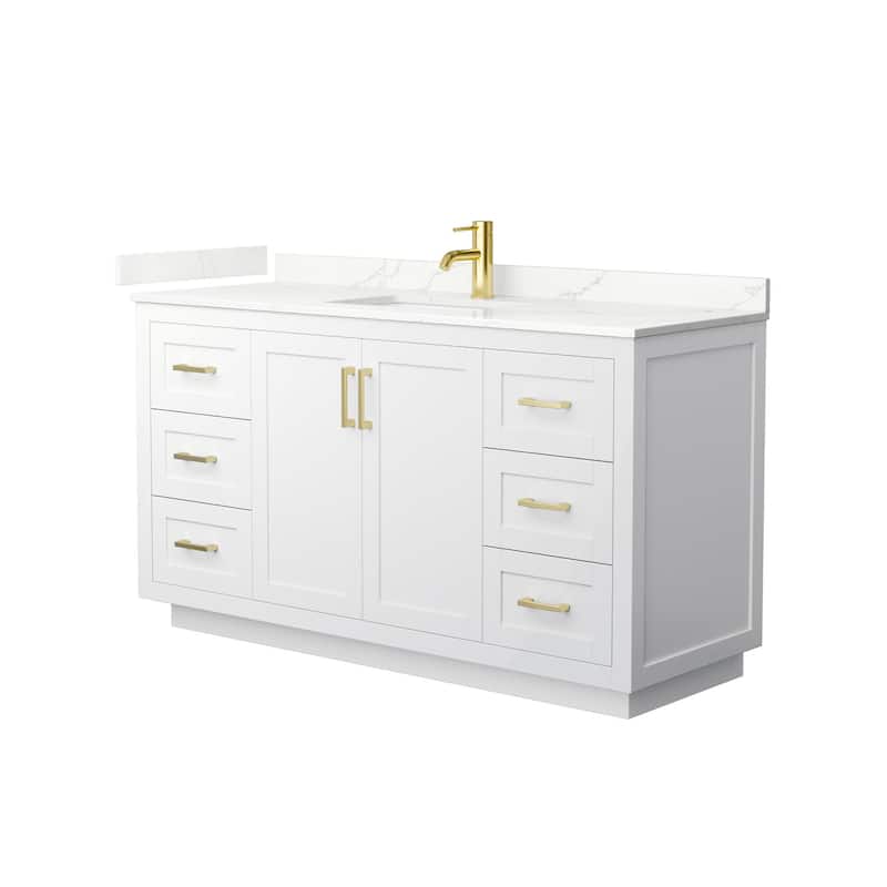 Wyndham Collection WCF292960S-QTZ-UNSMXX Miranda 60" Free Standing