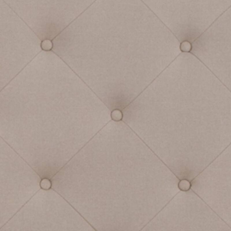 Arched Tufted Platform Bed and Memory Foam Pocket Spring Mattress