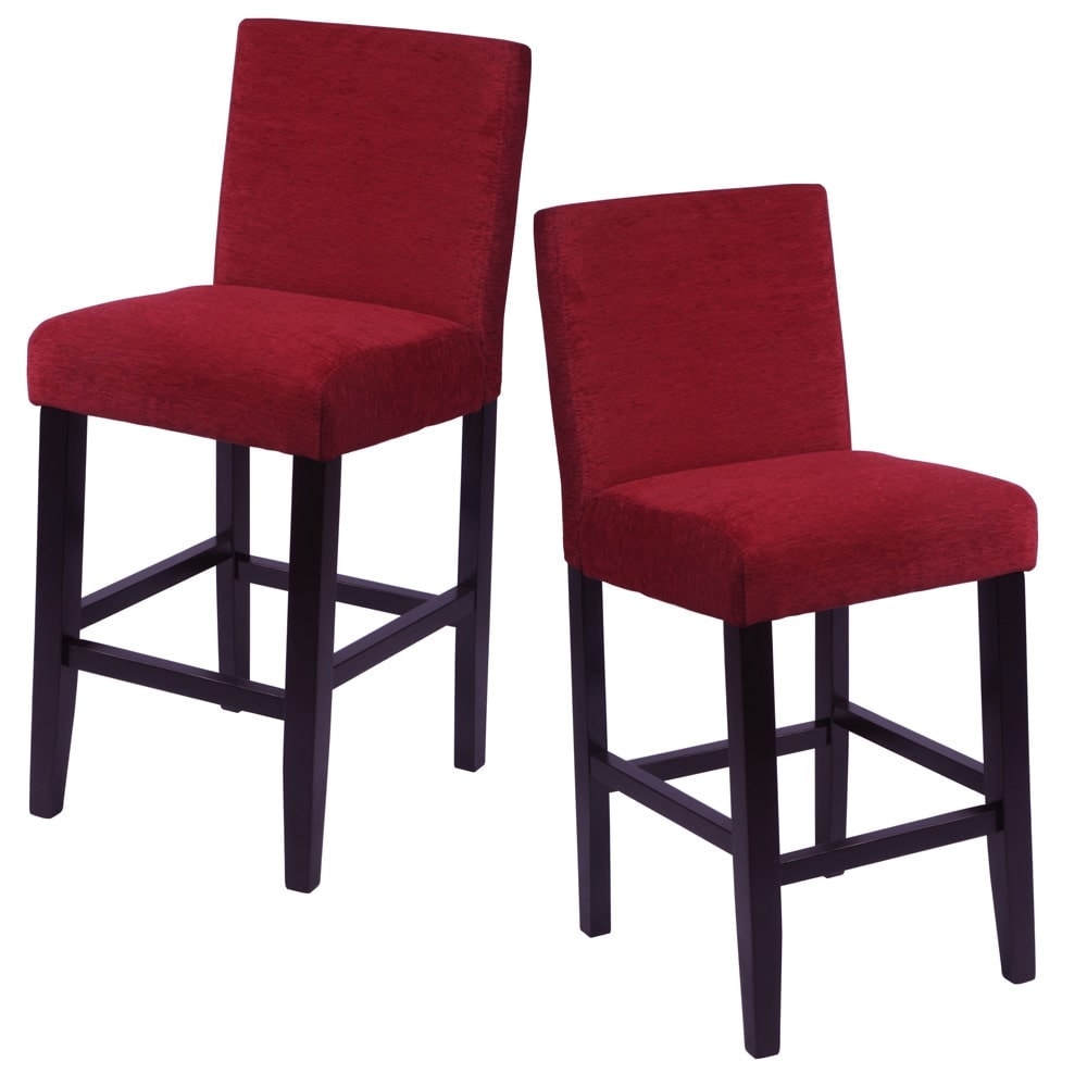 Red sales counter chairs