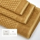 preview thumbnail 59 of 193, Linery & Co. Cotton Diamond Waffle Texture Bath Towels.