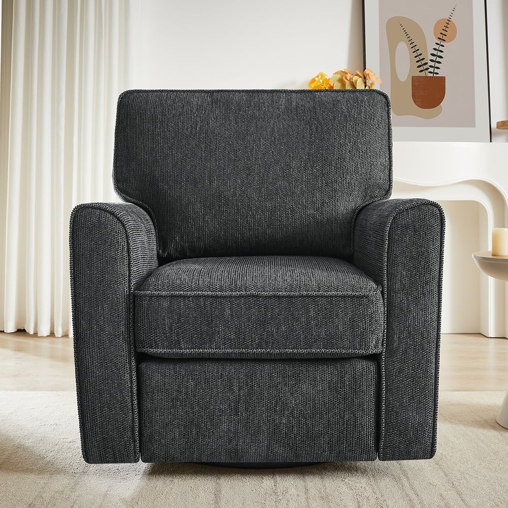 360°Swivel Chair Accent Barrel Armchair