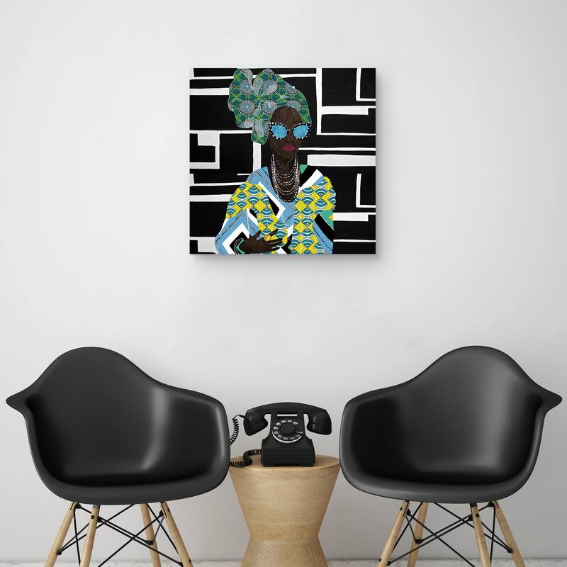 Geometrics Queen by Nikki Chu Canvas Art Print