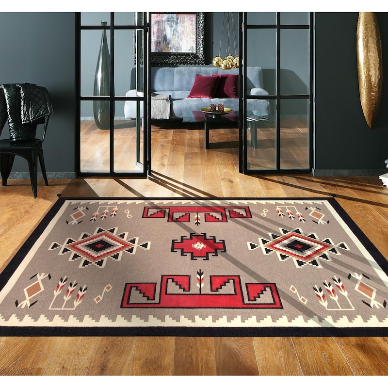 Pasargad Home Kilim Collection Hand-Knotted Wool Rug