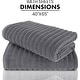 preview thumbnail 5 of 5, Brampton 2 Piece Luxury Turkish Cotton Jumbo Bath Sheets